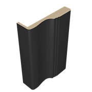 НАЛИЧНИК "ВОЛНА" ТЕЛЕСКОПИЧЕСКИЙ VINYL 36х90х2150 (EURO 1) ЧЕРНЫЙ 